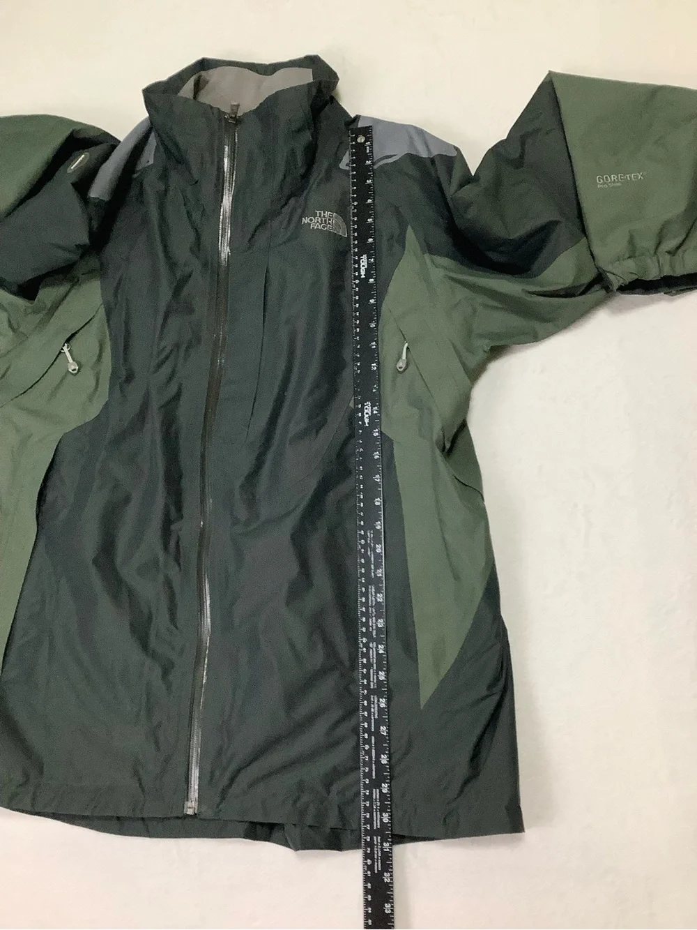 The North Face TNF Free Thinker Steep Series Ski Jacket Sz XL Green Gore Tex Pro